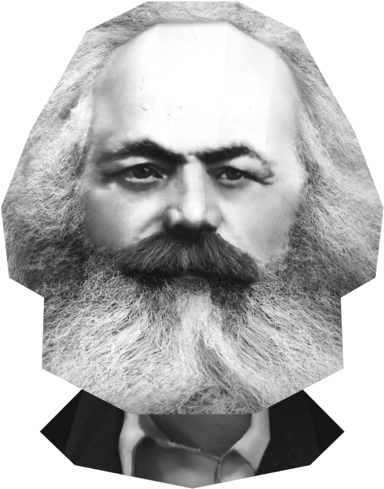 Karl Marx - Visual Arts Clipart (1200x1200), Png Download