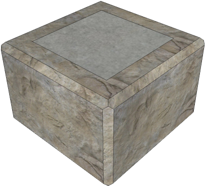 Column Block - Concrete Clipart (800x468), Png Download