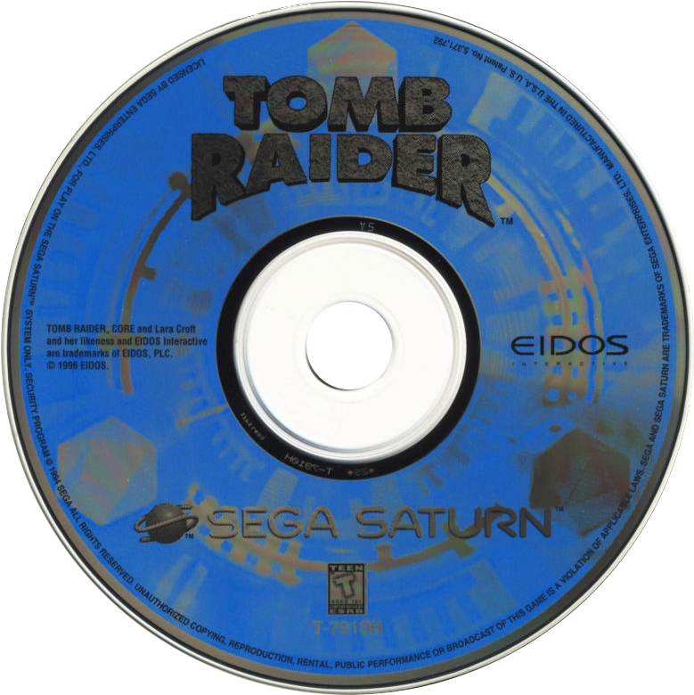 Tomb Raider - Cd Clipart (800x798), Png Download