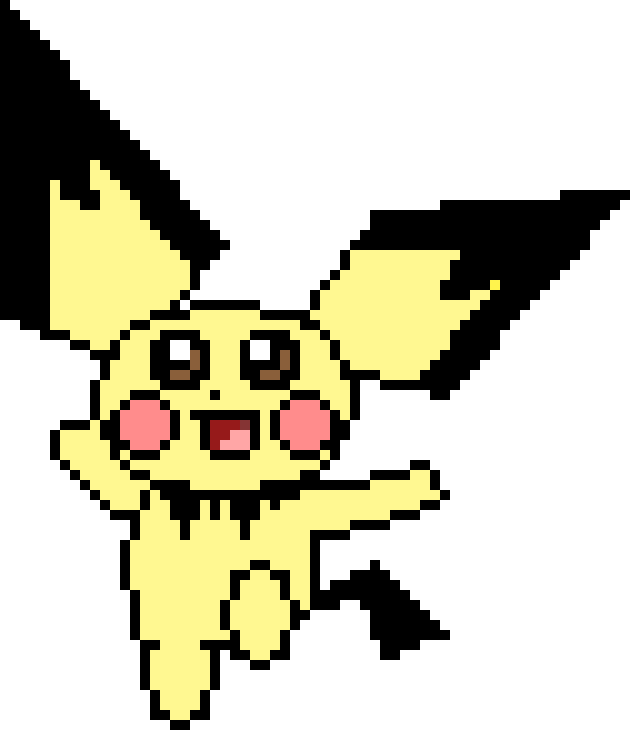 Pichu - Cartoon Clipart (630x730), Png Download