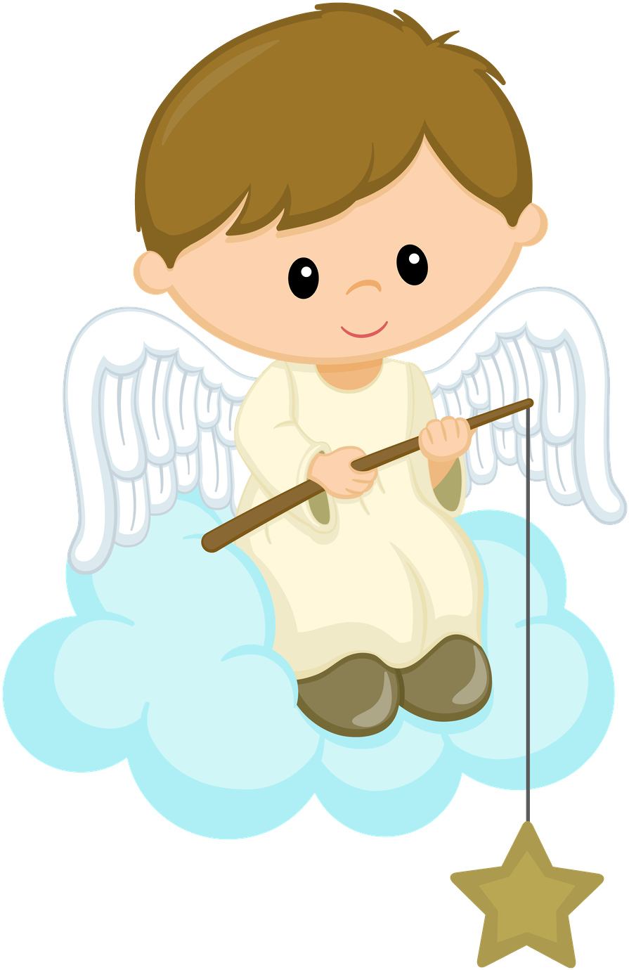 Rosary Clipart Christening Boy - Angel Boy Png Transparent Png (895x1380), Png Download