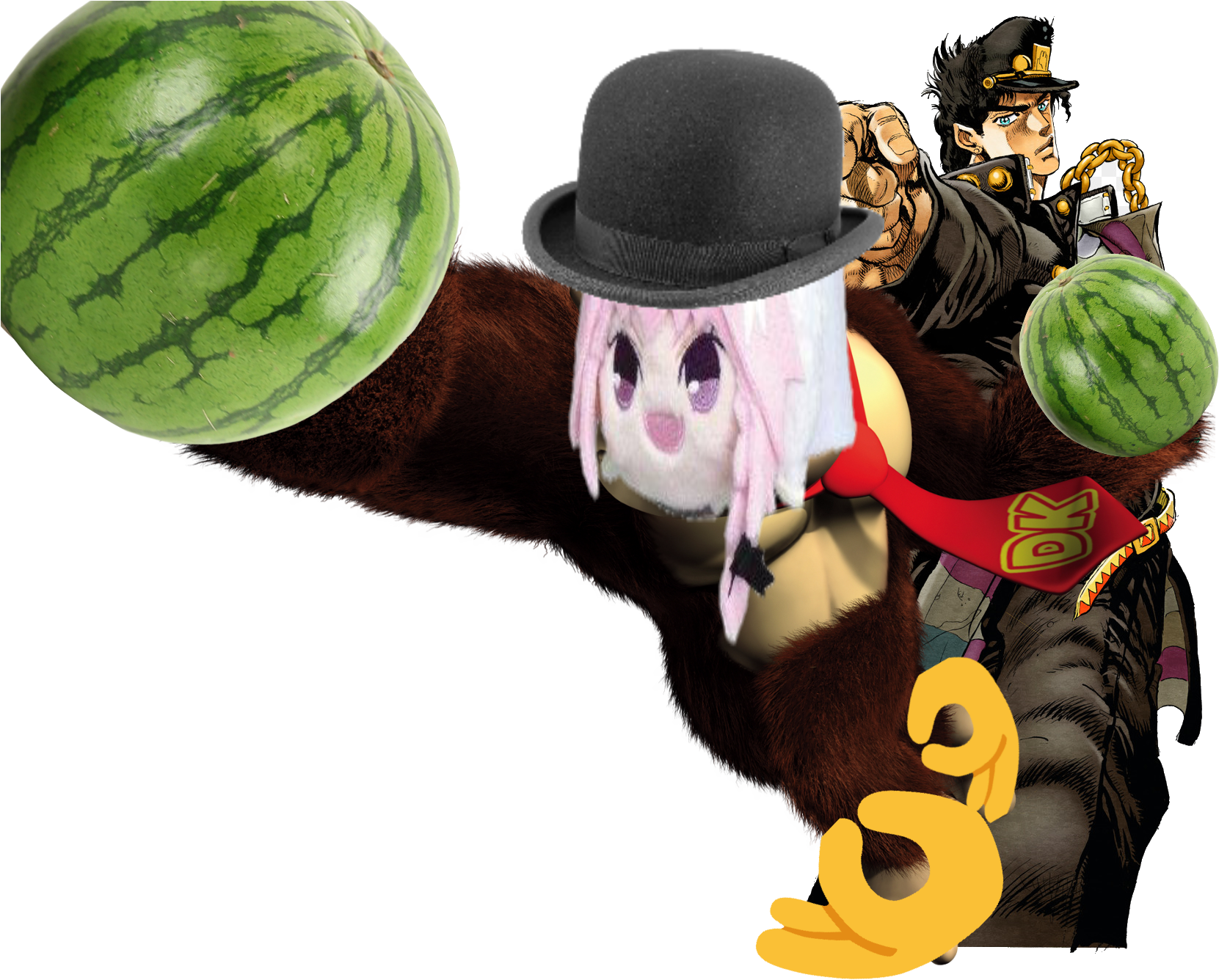Part 3star Platinum - Jotaro Kujo Pose Clipart (1800x1340), Png Download