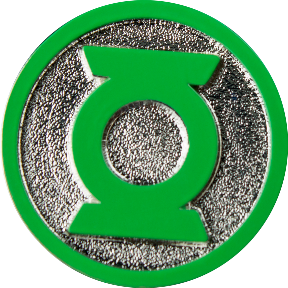 Logo Colour Enamel Lapel Pin - Green Lantern Pin Clipart (768x767), Png Download