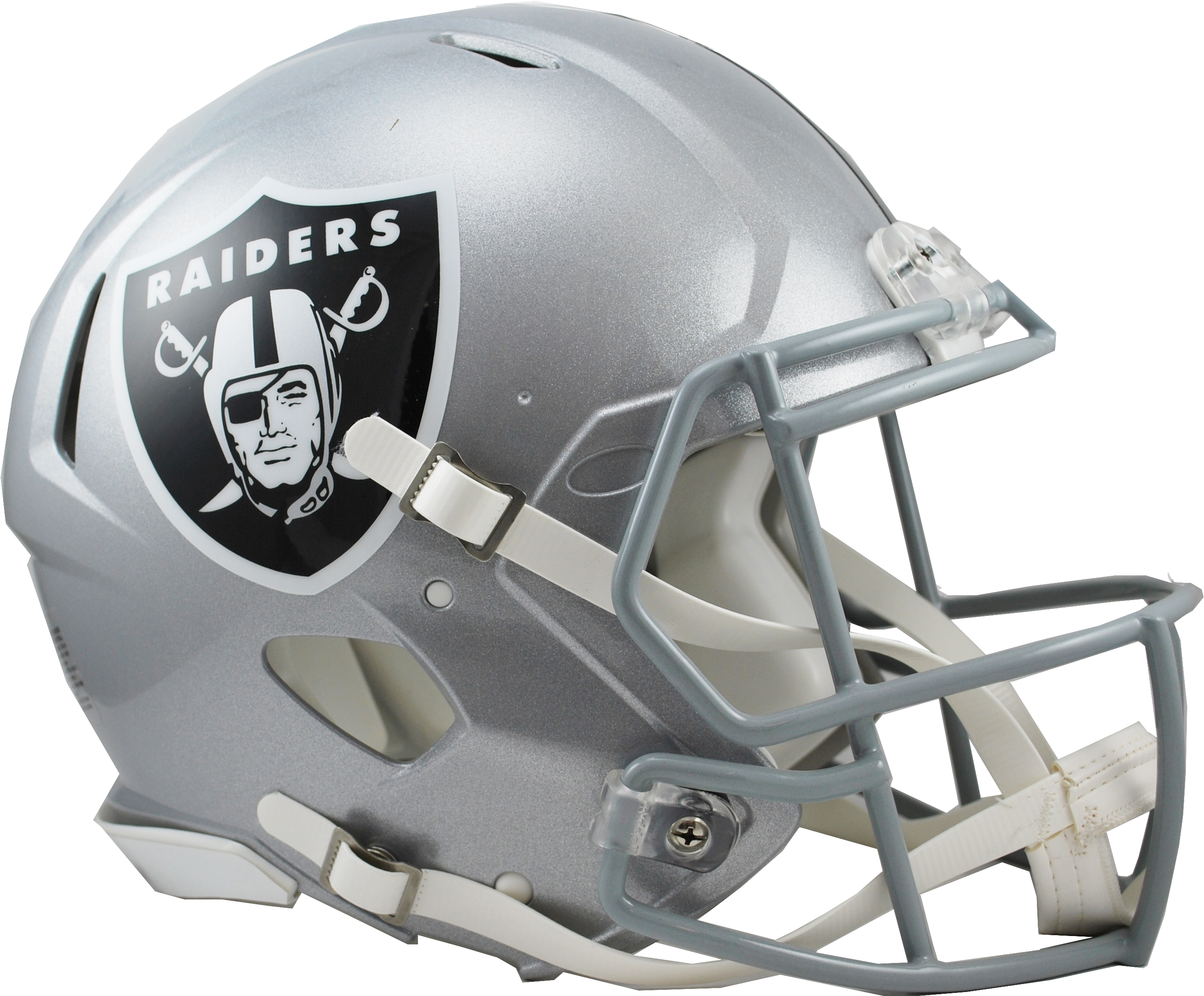 Oakland Raiders Revolution Speed Authentic Helmet - Nfl Raiders Helmet Clipart (2884x2884), Png Download