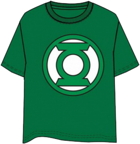 Green Lantern Logo T-shirt - Linterna Verde En Logo Clipart (600x600), Png Download
