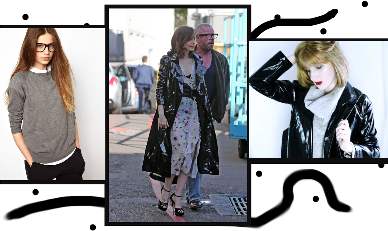 Outfits Lily Collins Dresss Source - Girl Clipart (1280x800), Png Download