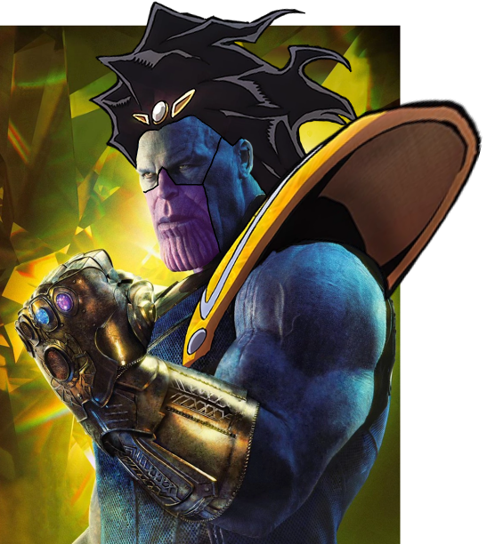 “ @lynxgender Showed Me Star Platinum From Jjba And - Thanos And Yoshikage Kira Clipart (547x612), Png Download