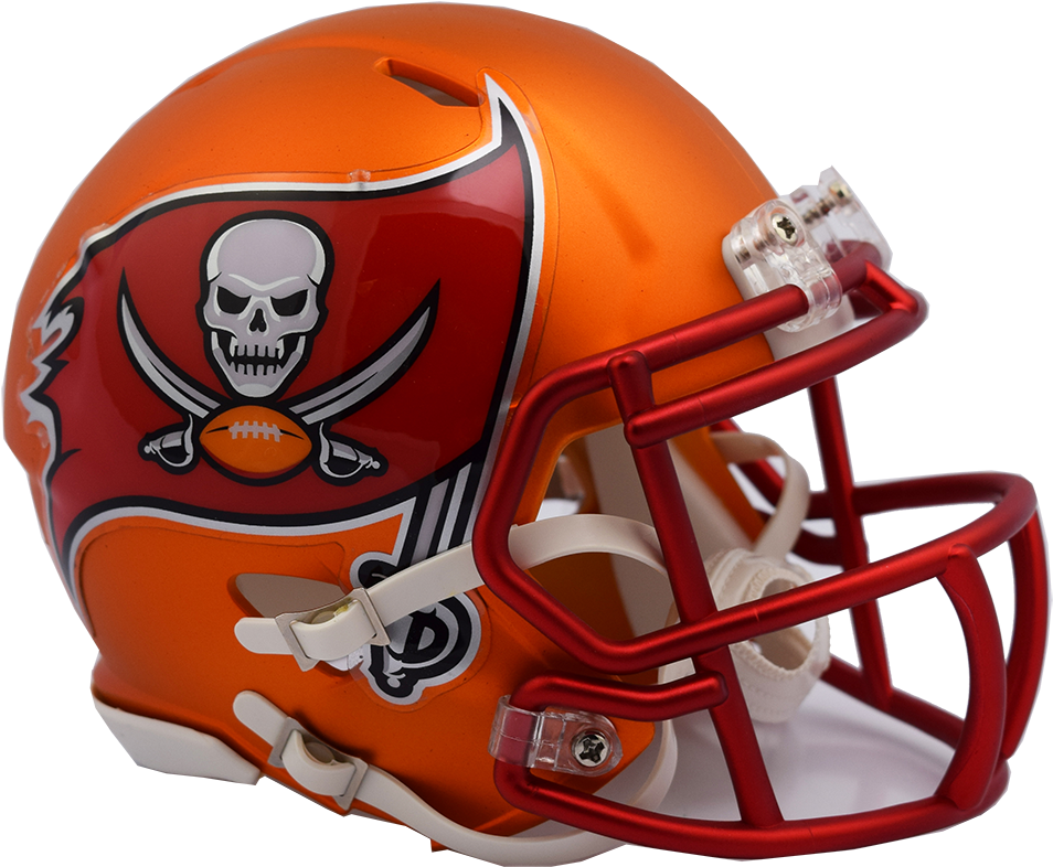 Tampa Bay Buccaneers Nfl Blaze Revolution Speed Riddell - Tampa Bay Buccaneers Blaze Helmet Clipart (1000x1000), Png Download