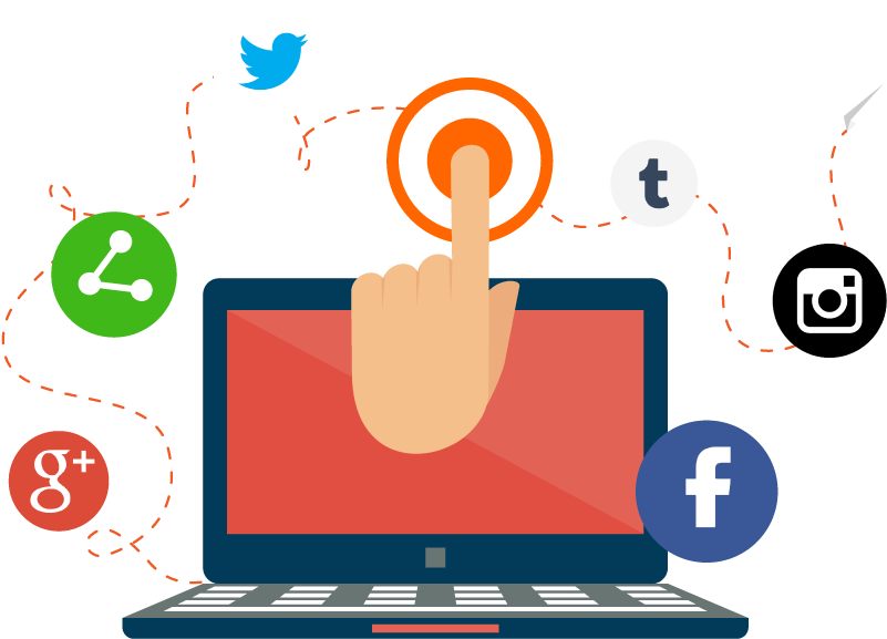 Digital Advertising - Marketing Icon Flat Png Clipart (842x595), Png Download