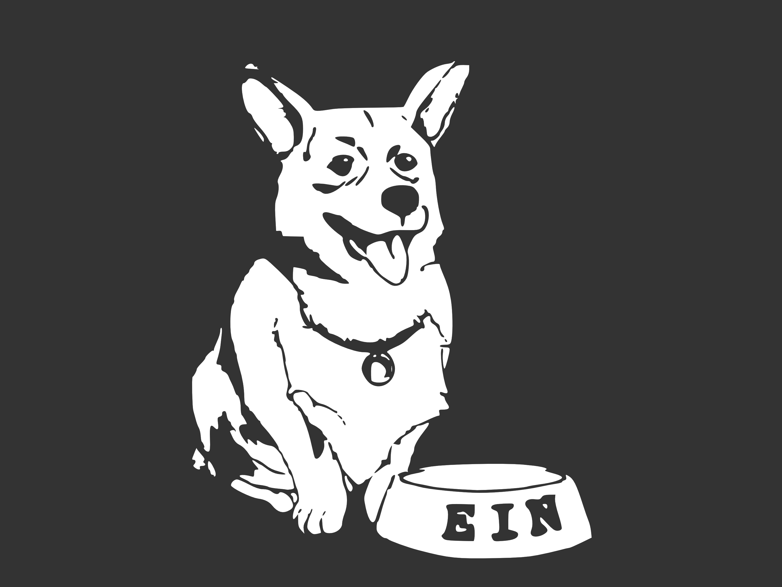 Cowboy Bebop Ein - Cowboy Bebop Ein Art Clipart (3000x2250), Png Download