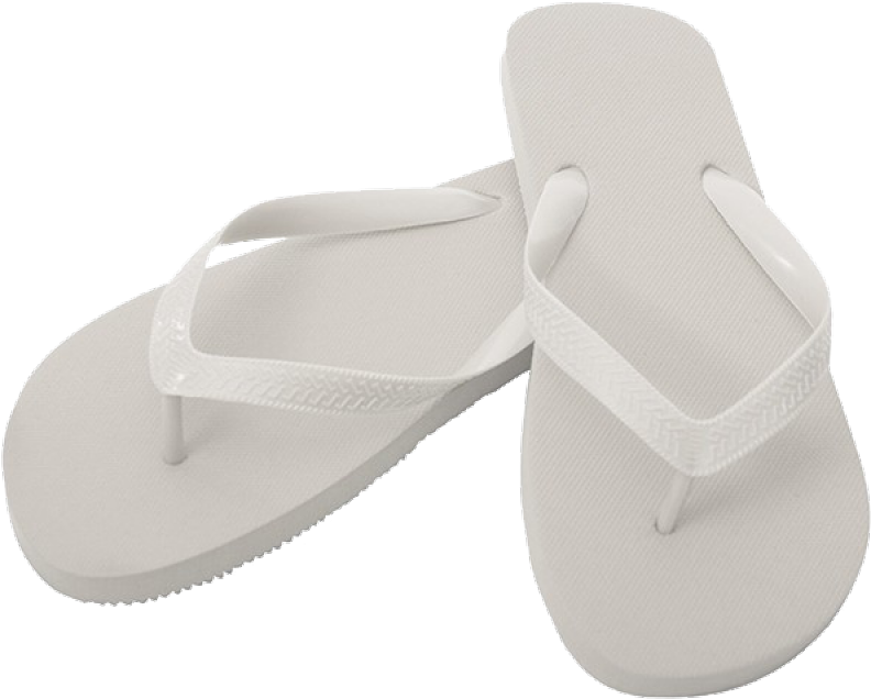 White Flip Flops Png - White Flip Flops Transparent Clipart (800x800), Png Download