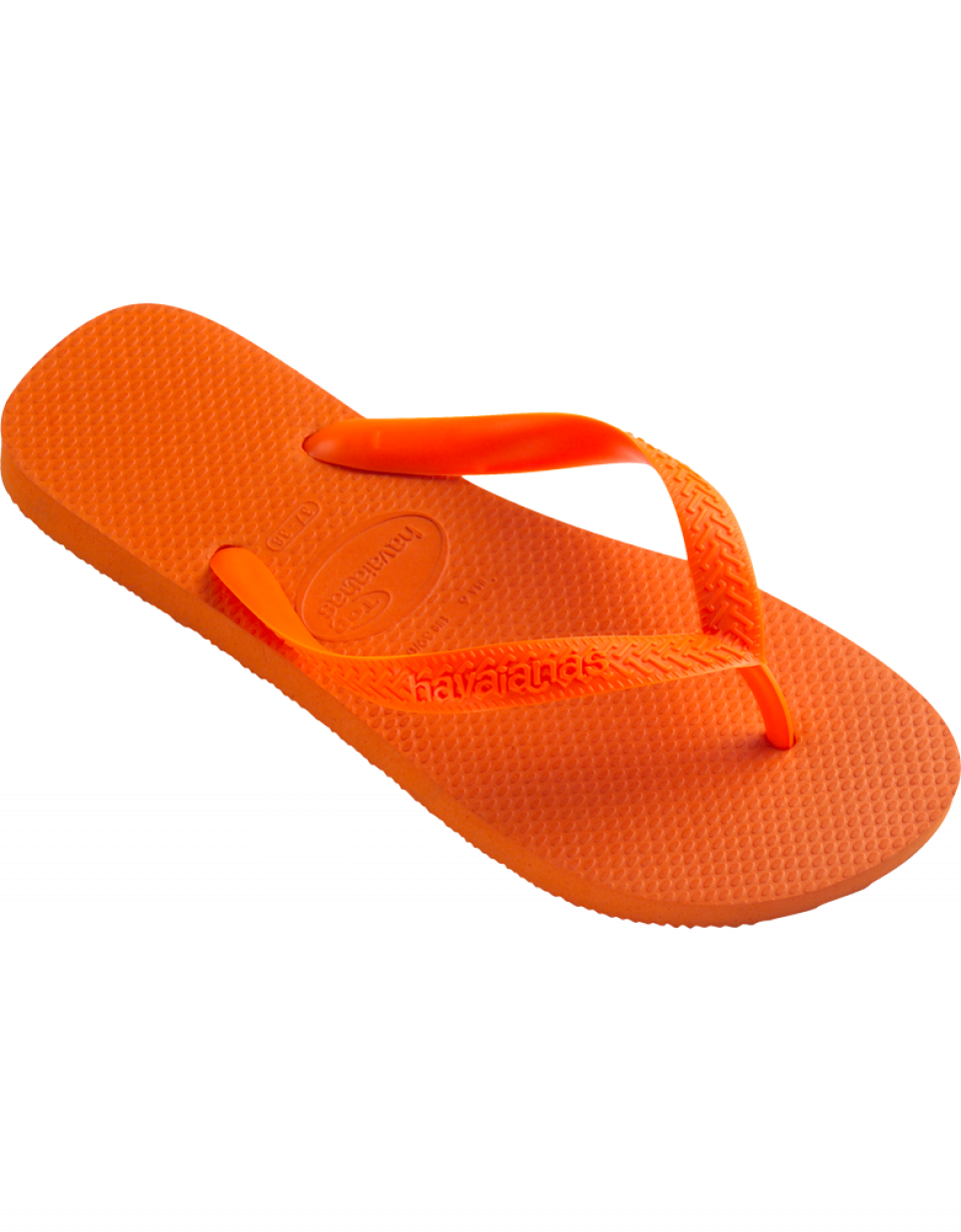 Havaianas Orange Flip Flops Clipart (960x1231), Png Download