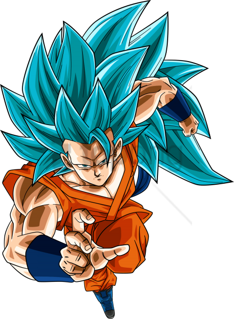 Free Png Goku Ssj Blue 3 Png Image With Transparent - Goku Ssj Blue 3 Clipart (480x653), Png Download