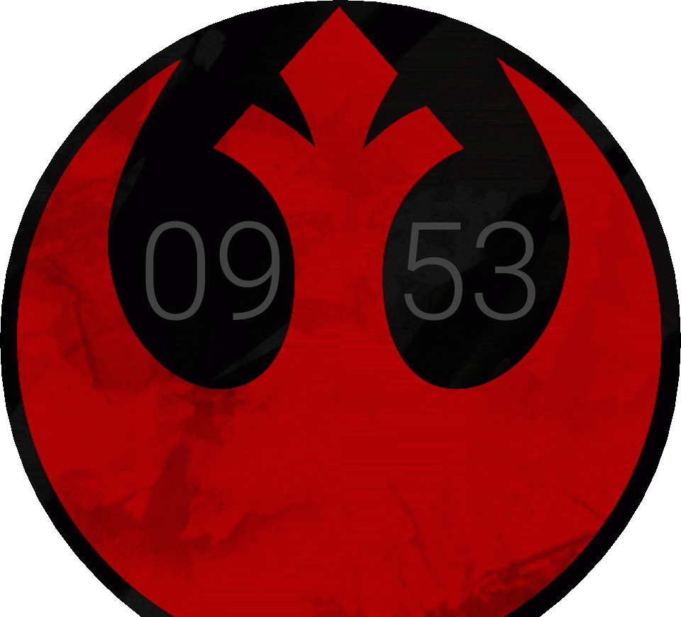 Rebel Alliance Watch Face Preview Clipart (960x870), Png Download