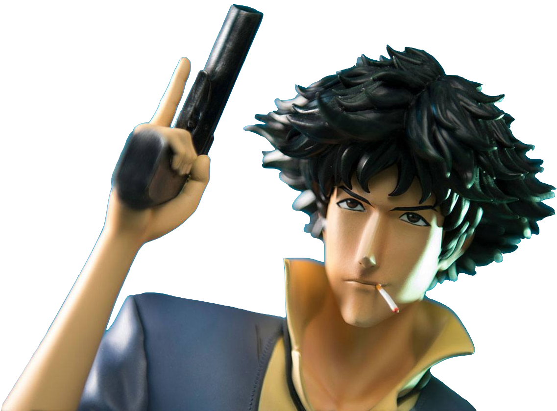 First4figures Cowboy Bebop Spike Spiegel Statue Toyslife Clipart (1137x839), Png Download