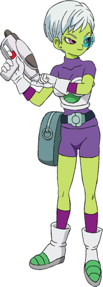 Cheelai - Dbs Broly Personajes Nuevos Clipart (350x923), Png Download