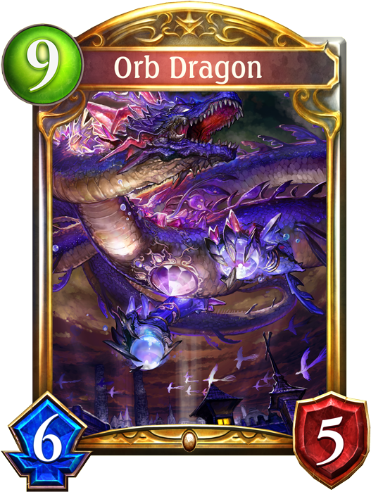 Unevolved Orb Dragon - Shadowverse Card Clipart (536x698), Png Download