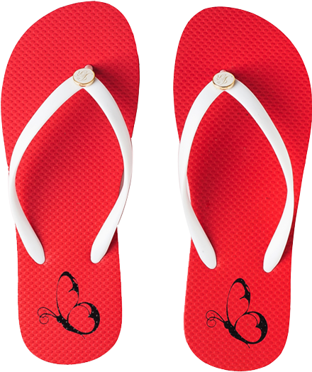 Flip-flops Clipart (600x550), Png Download