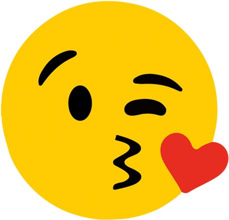 Kissy Face Emoji Gifs Clipart (600x600), Png Download