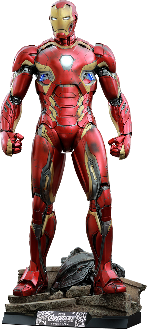 Iron - Iron Man Suit Mark 50 Clipart (480x1074), Png Download