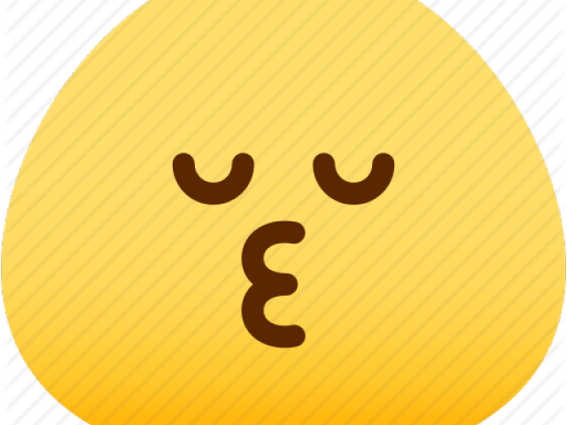 Emoji Face Clipart Kiss - Circle - Png Download (640x480), Png Download