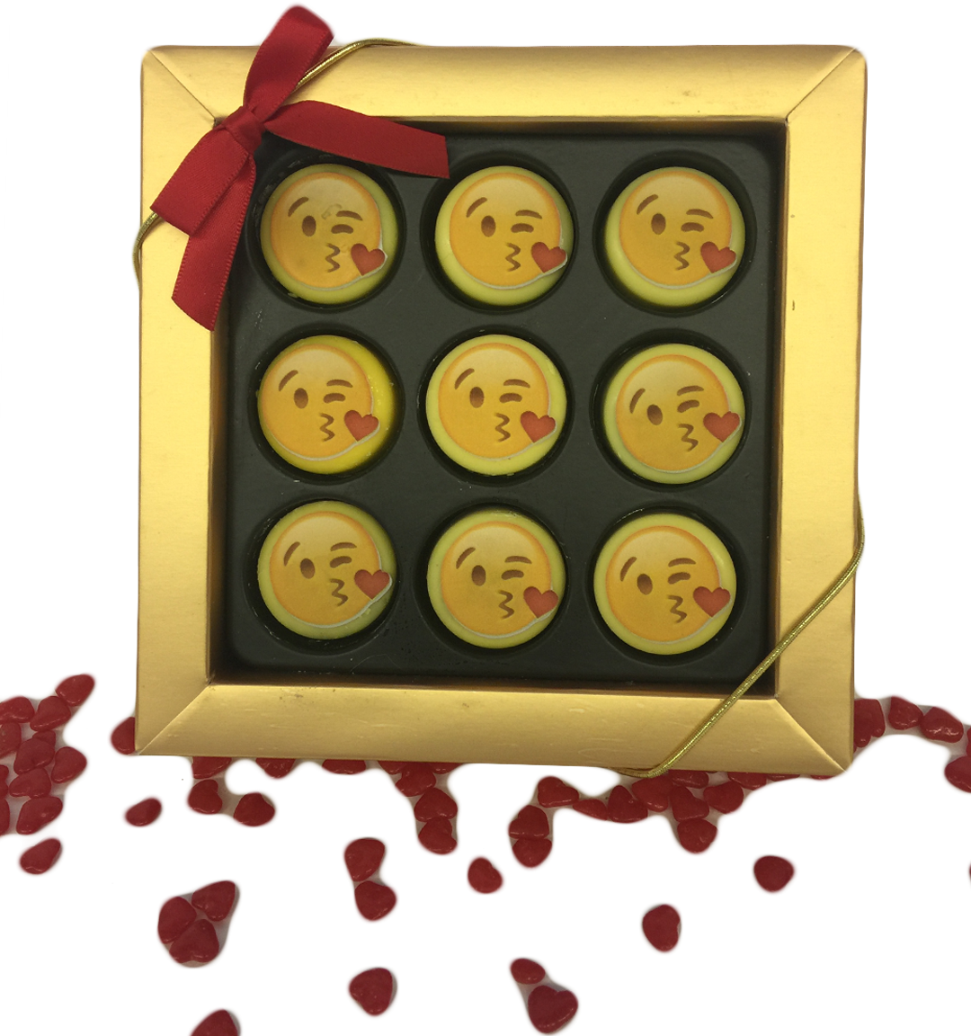 Kiss Emoji Mini Chocolate Covered Oreos Gift Box - Illustration Clipart (1080x1152), Png Download