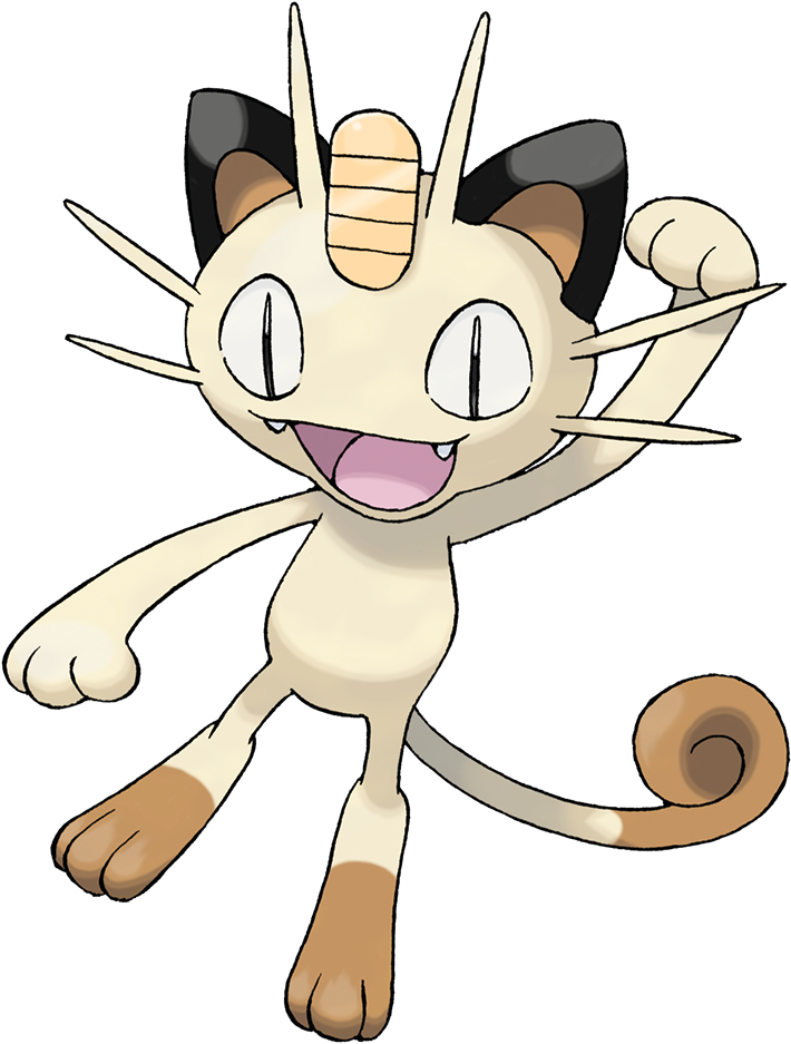 Pokemon Meowth Clipart (936x936), Png Download