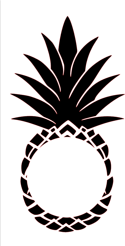 Pineapple Clipart Monogram - Pineapple Wallpaper Iphone 6 - Png Download (479x853), Png Download