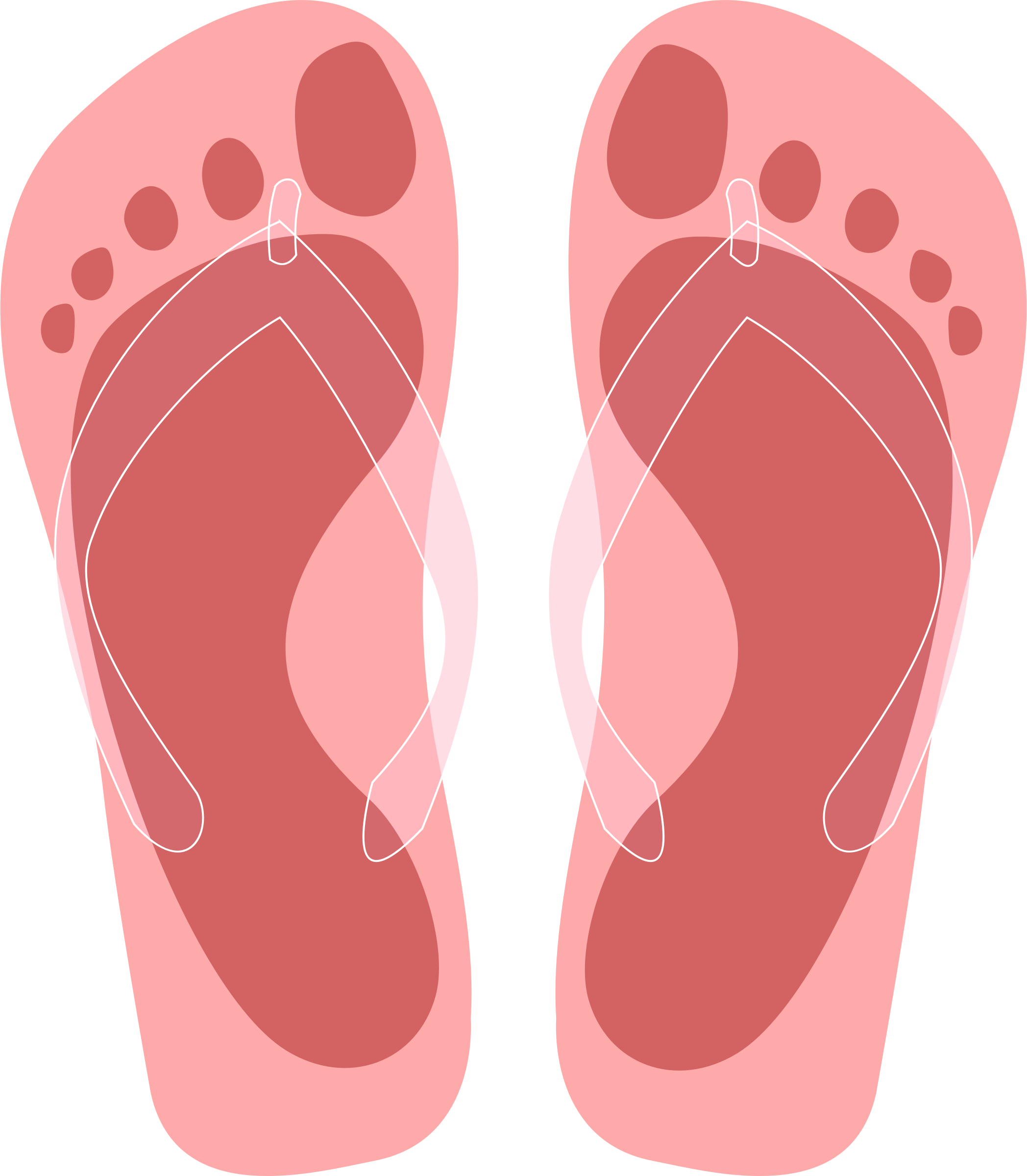 This Free Icons Png Design Of Flipflops 09 Clipart (2096x2400), Png Download