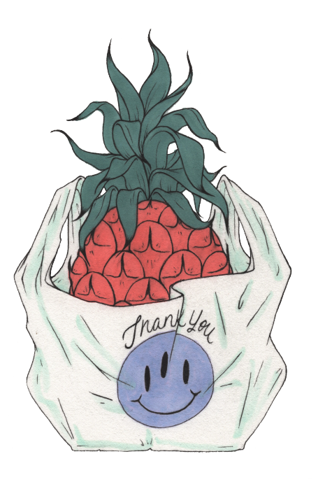 Pineapple Clipart Black And White Free - Strawberry - Png Download (500x700), Png Download