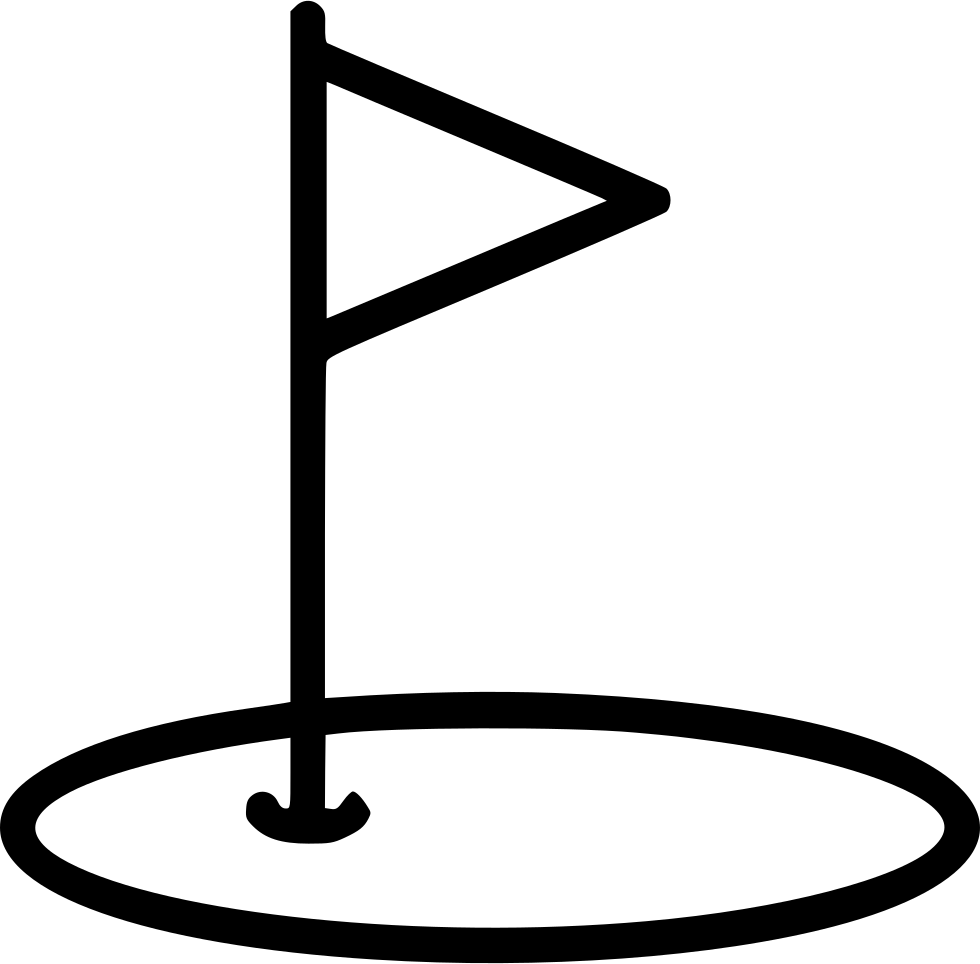 Golf Flag Pothole Comments Clipart (980x964), Png Download