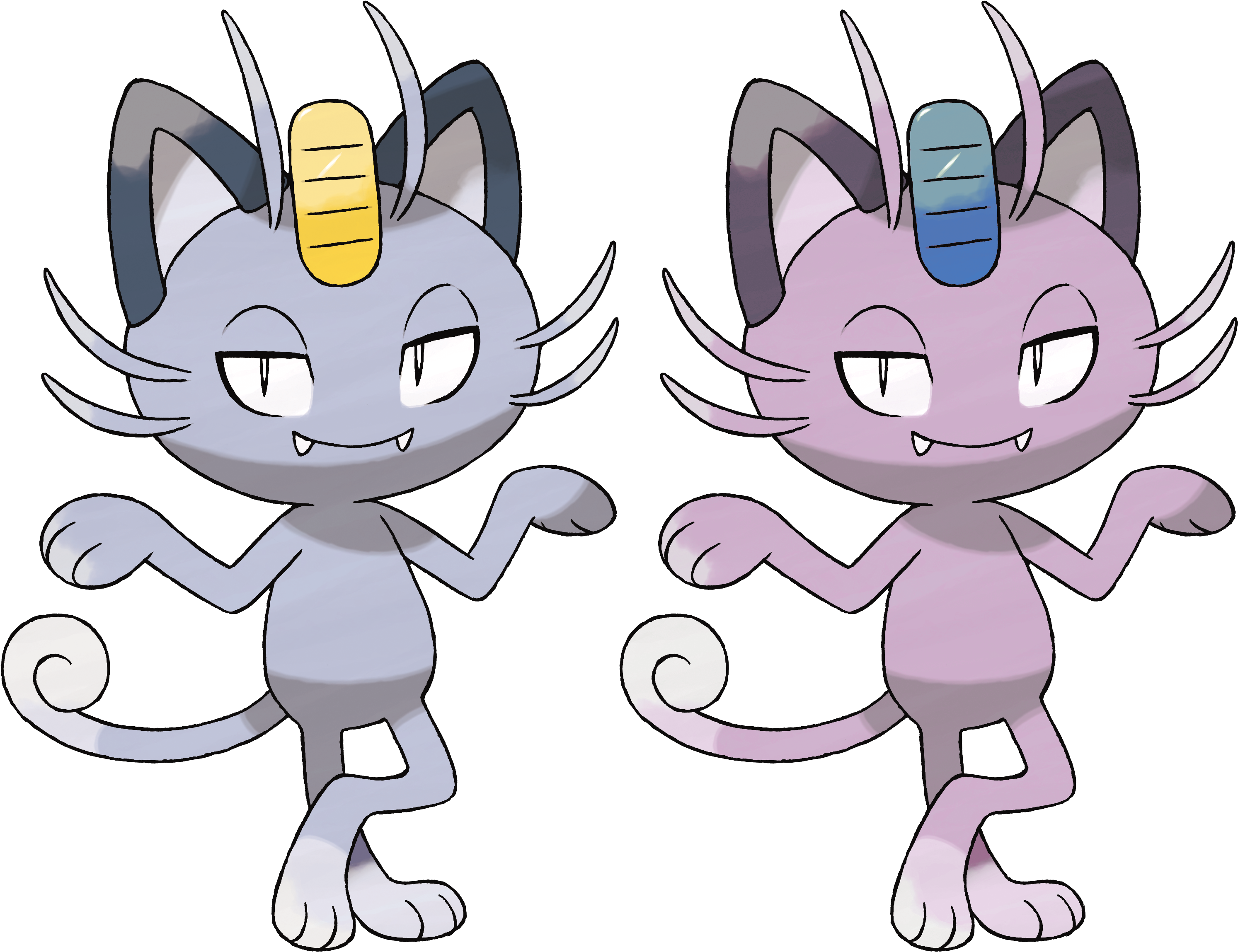 I Made Some Mock-up Shinies Of The New Gen 7 Pokemon - Pokemon Zon En Maan Clipart (3138x2531), Png Download