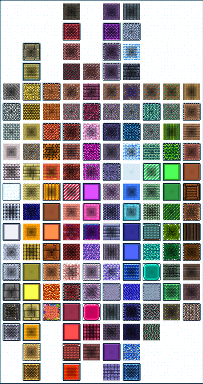 The Color Palette I Use For Pixel Art, You Guys Might - Terraria Block Colour Palette Clipart (407x767), Png Download