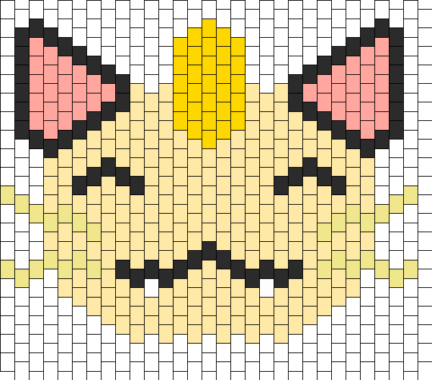 Meowth Head Peyote Bead Pattern - Alton Towers Clipart (630x553), Png Download