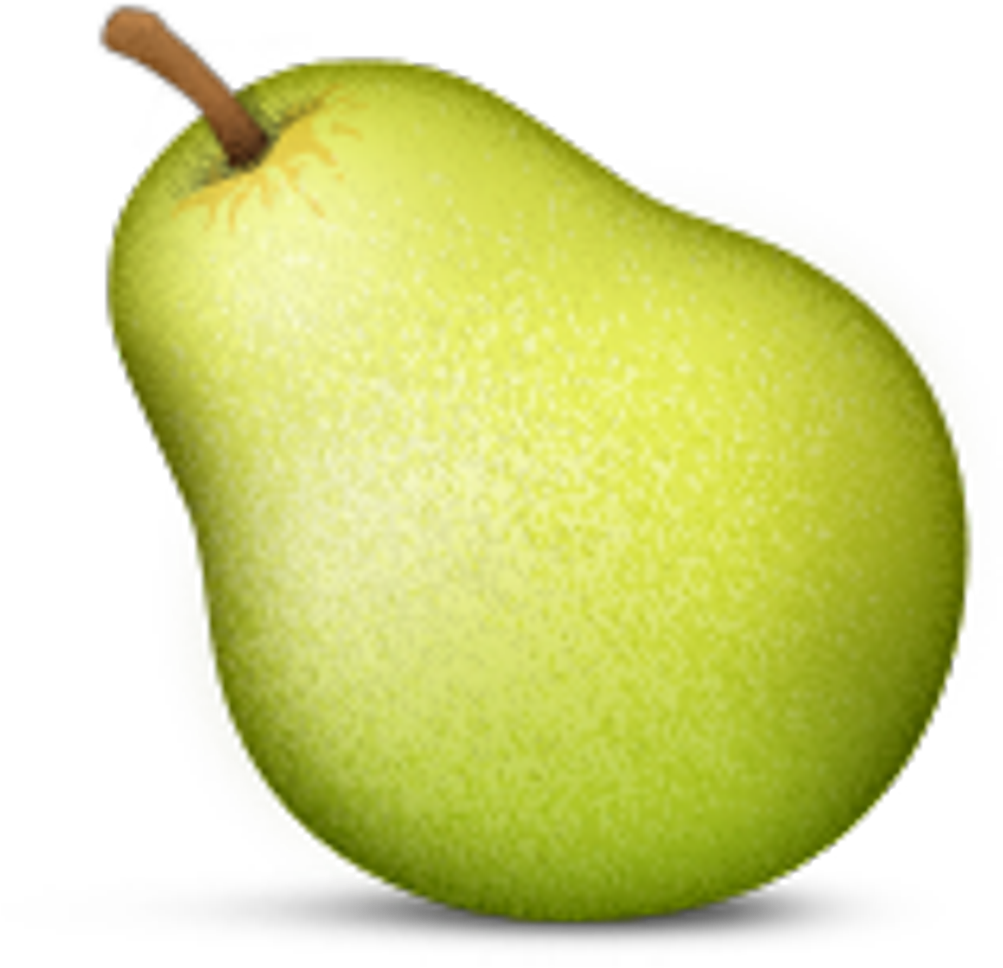 #stuff #food #pear #pearemoji #emoji #iphoneemoji #freetoedit - Pear Emoji Clipart (1024x1024), Png Download