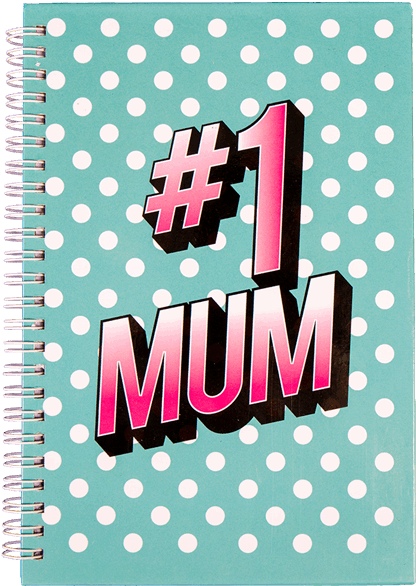 #1 Mum A5 Spiral Notebook - Pouzdro Na Huawei Y6 Prime 2018 Clipart (600x600), Png Download