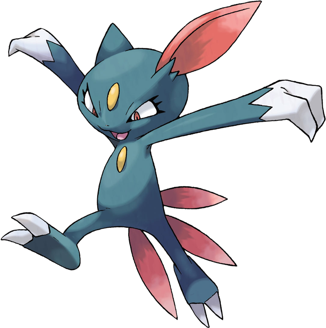 Sneasel - Pokemon Gen 2 Sneasel Clipart (1200x1200), Png Download