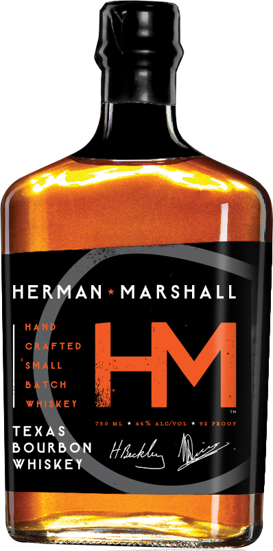 Bourbon Whiskey - Herman Marshall Texas Rye Whiskey Clipart (398x802), Png Download