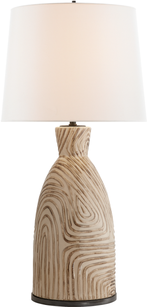 Effie Table Lamp Blue Stripes, Table Lamp, Lamp Table, - Lampshade Clipart (628x628), Png Download