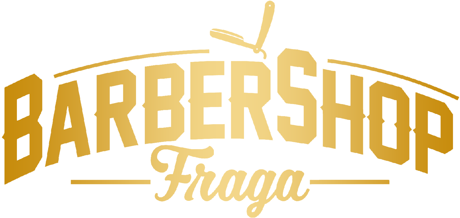 Logo - Barber Shop Logo Gold Clipart (1600x787), Png Download