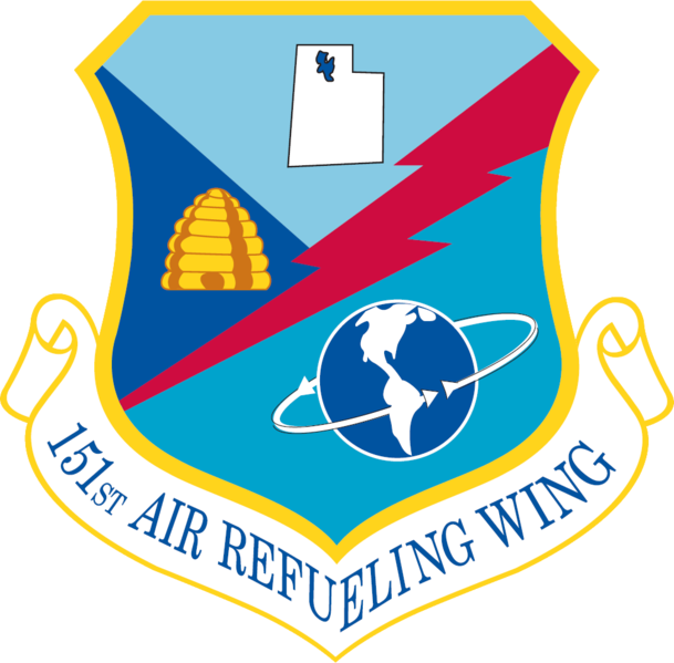 151st Air Refueling Wing, Salt Lake City, Ut Wings - Space And Missile Systems Center Logo Clipart (609x599), Png Download