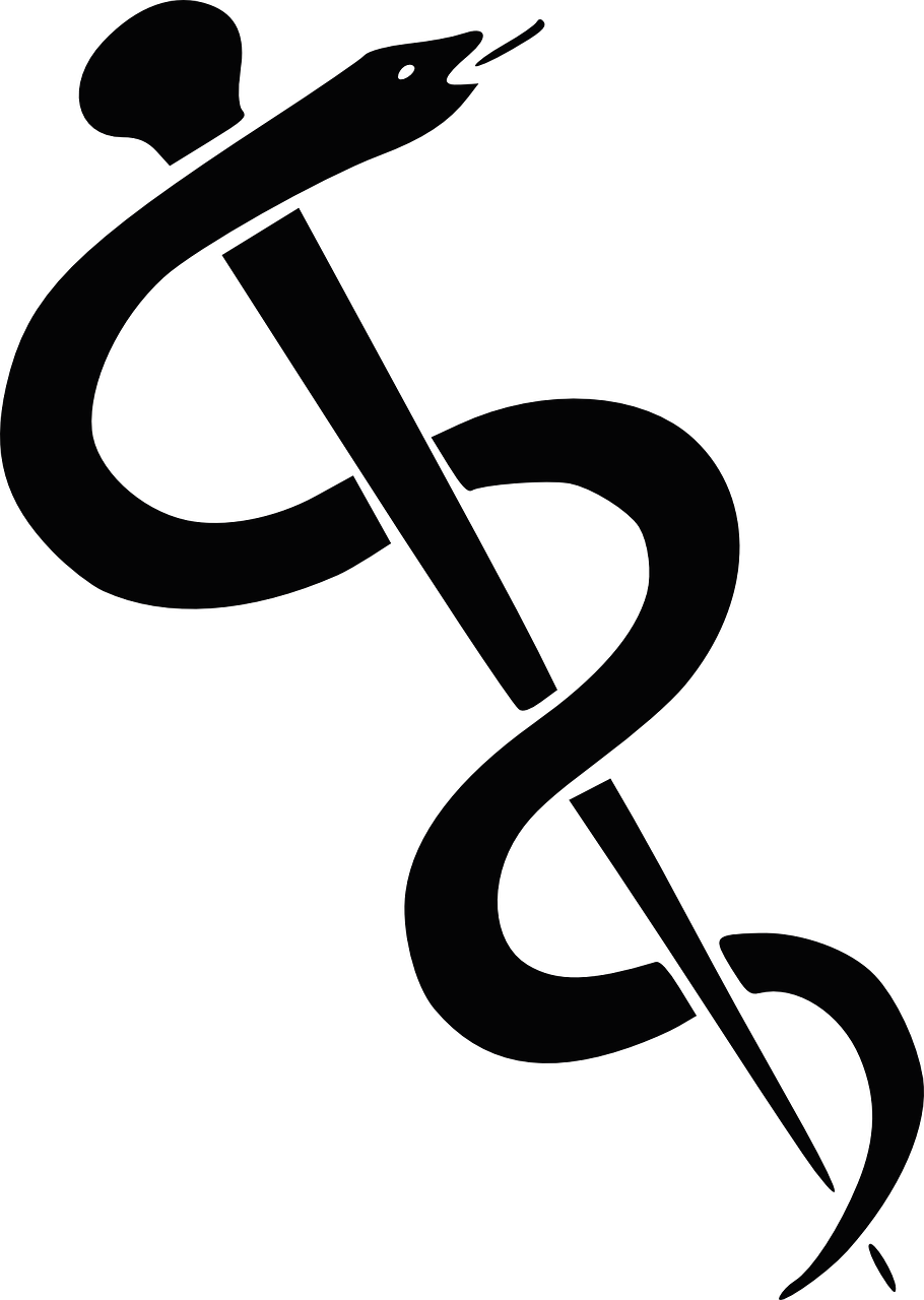 Download Png - Rod Of Asclepius Medical Symbol Clipart (728x1024), Png Download