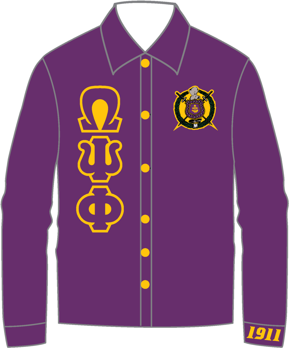 Omega Psi Phi Dog And Shield , Png Download - Sweater Clipart (922x1108), Png Download