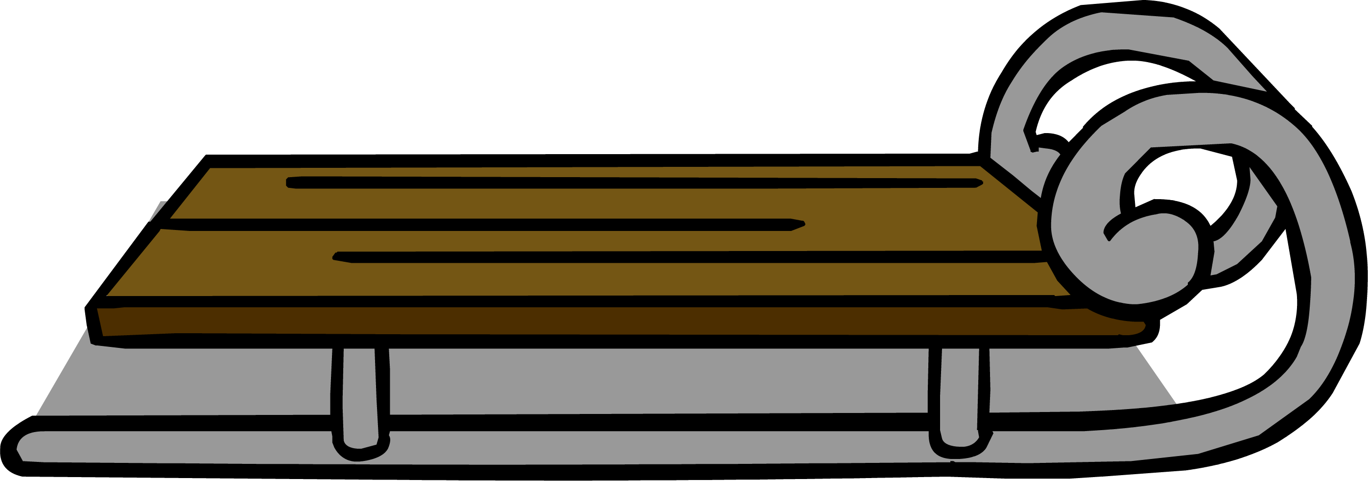 Sled Png Clipart (2794x983), Png Download