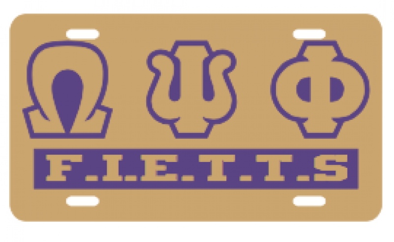 Wimberly Bill To Create Omega Psi Phi License Plate - Sign Clipart (800x800), Png Download