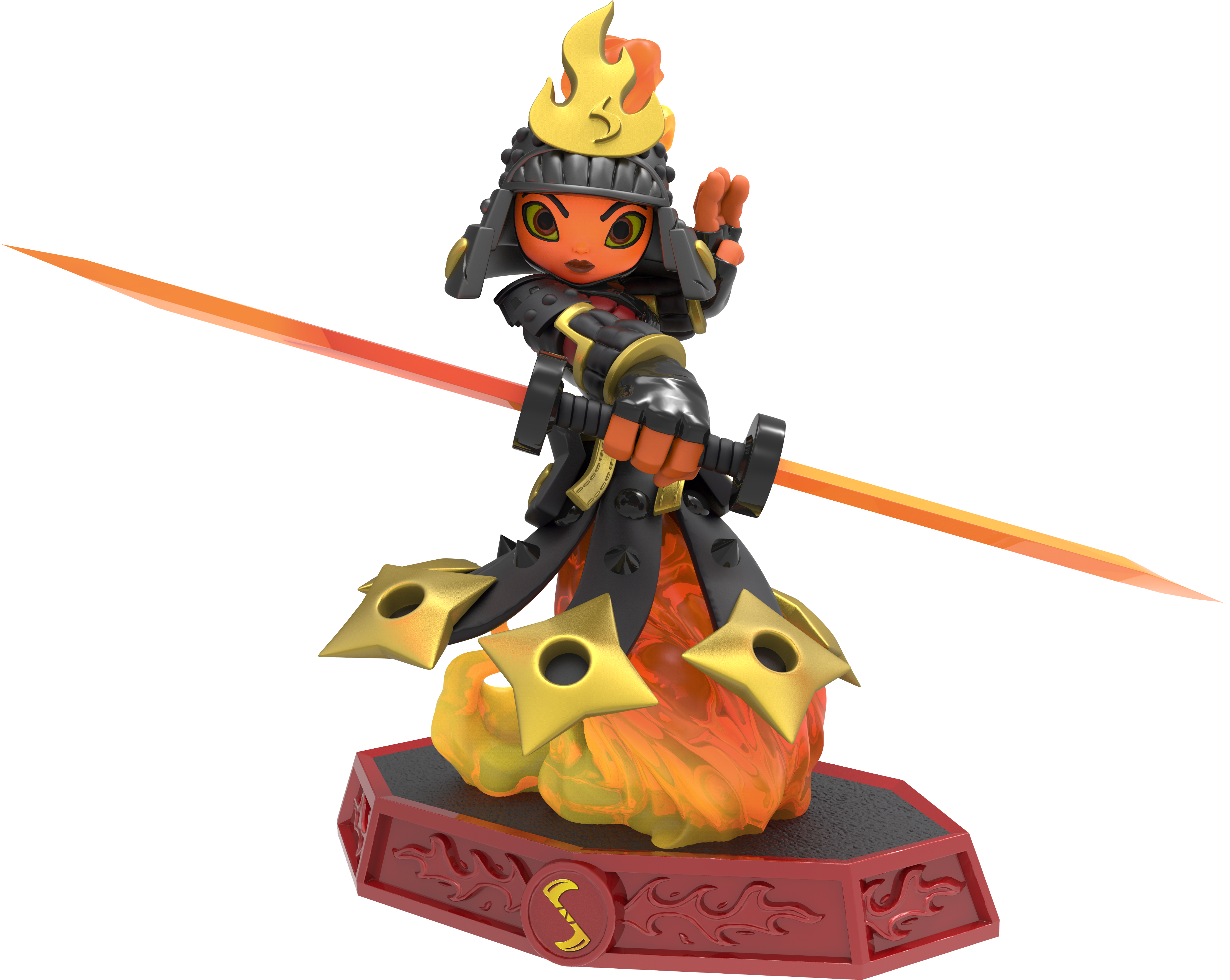 Skylanders Imaginators Fire Sensei Clipart (4472x3634), Png Download