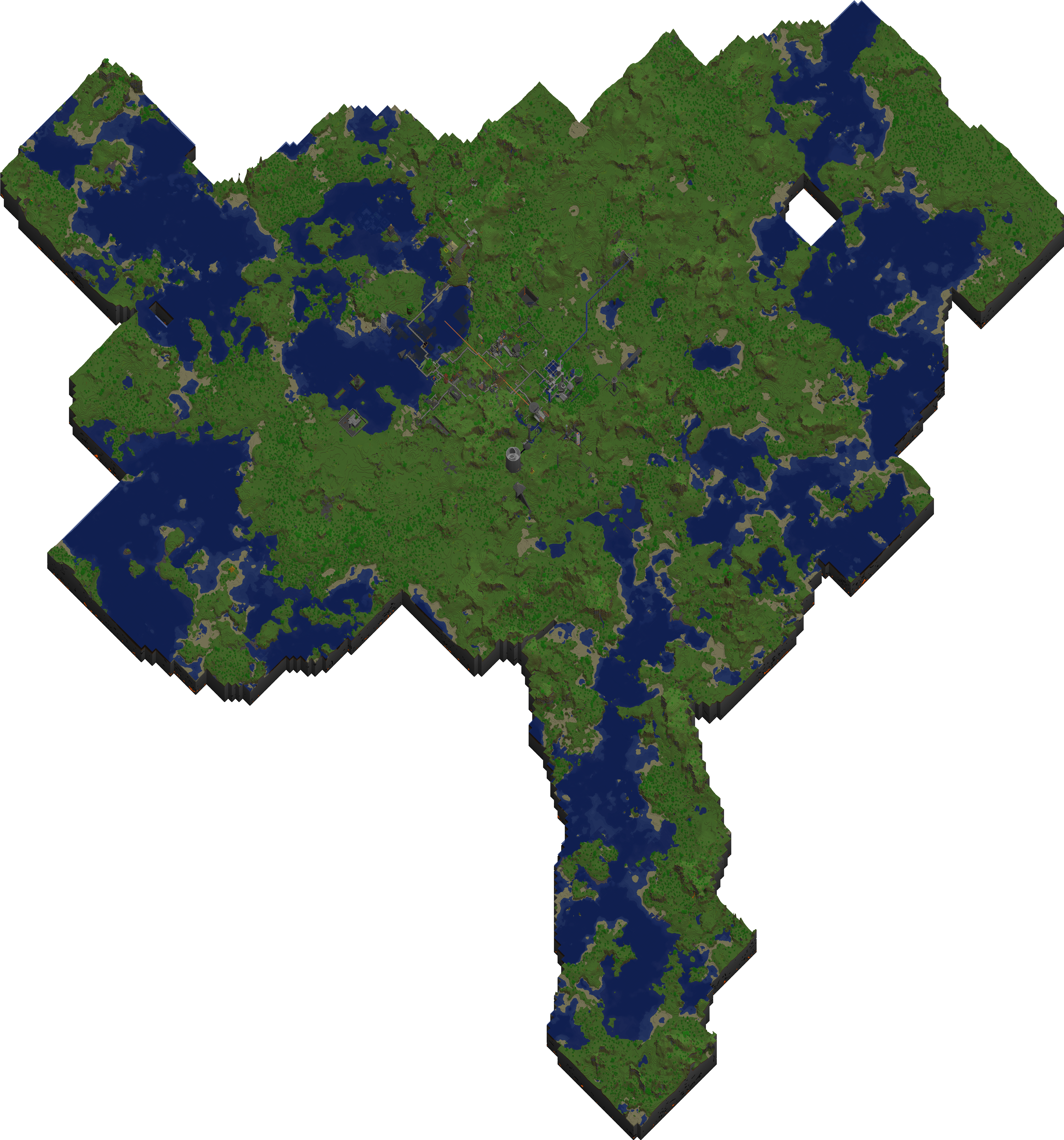 Shark Template Minecraft - Atlas Clipart (4704x5232), Png Download