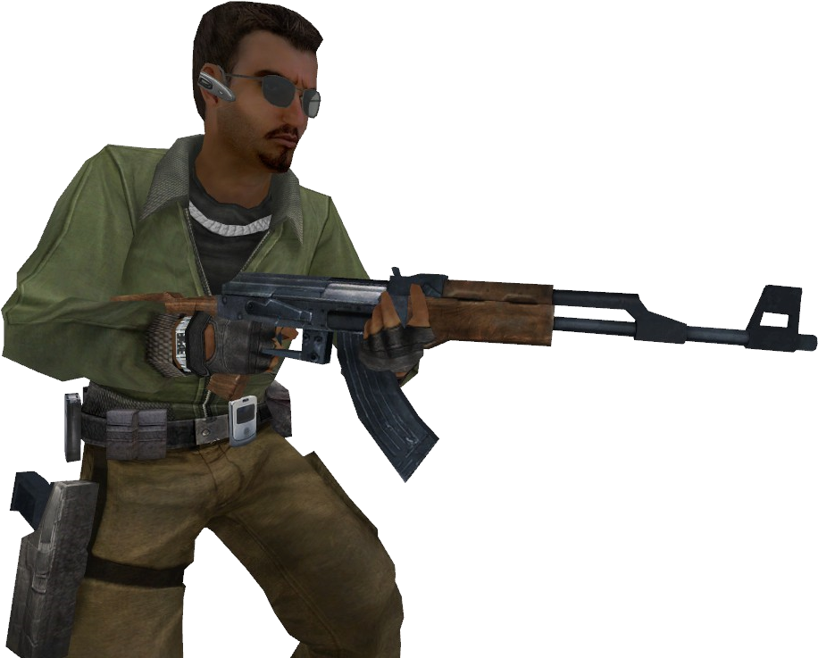 Ak47 Png Clipart (1366x768), Png Download