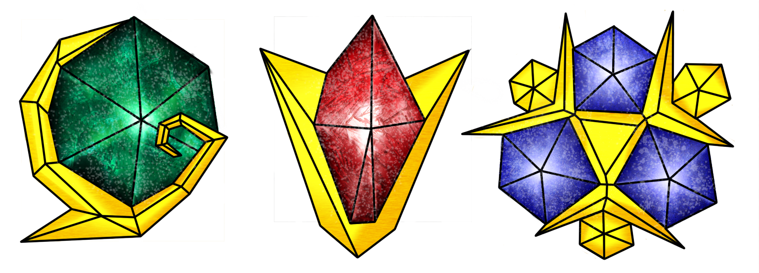 Spiritual Stones - Zelda Spiritual Stones Clipart (1548x551), Png Download