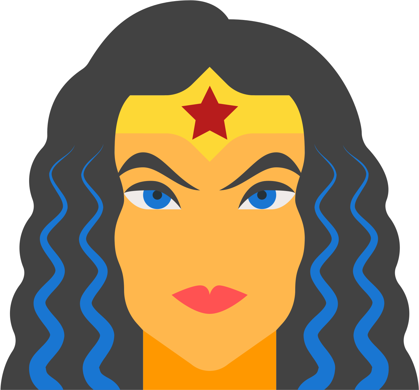 Wonder Woman Icon Clipart (1469x1368), Png Download